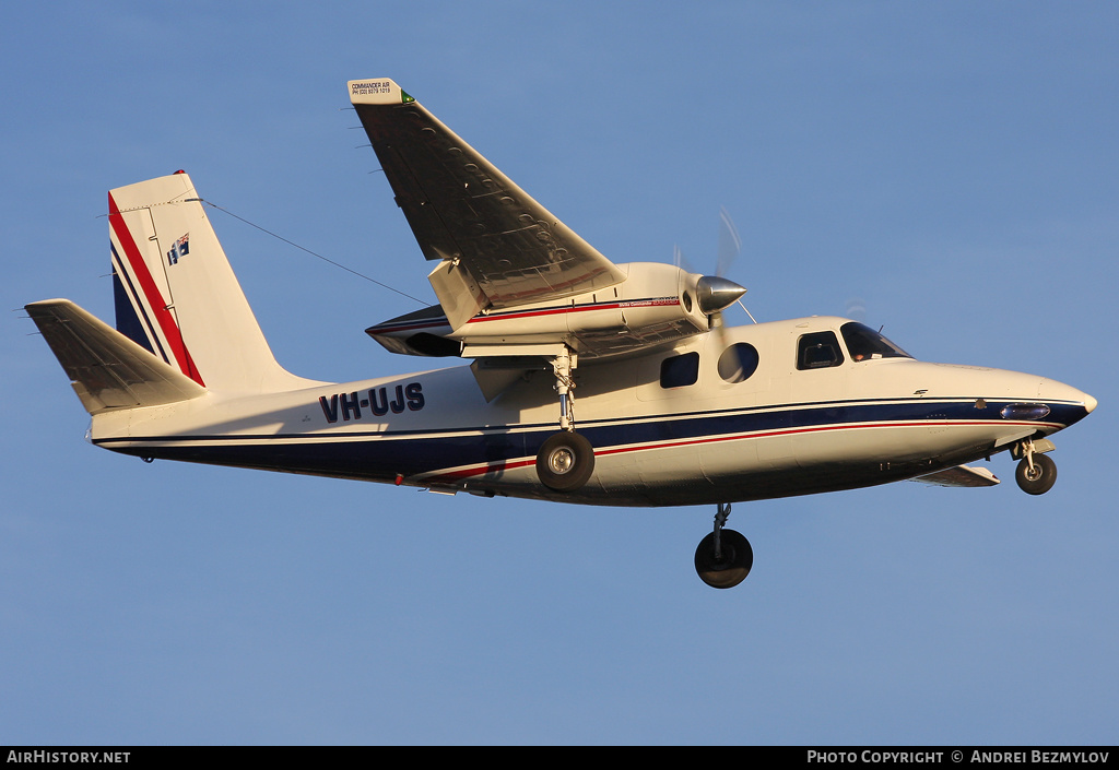 Aircraft Photo of VH-UJS | Rockwell 500S Shrike Commander | Commander Air | AirHistory.net #111297