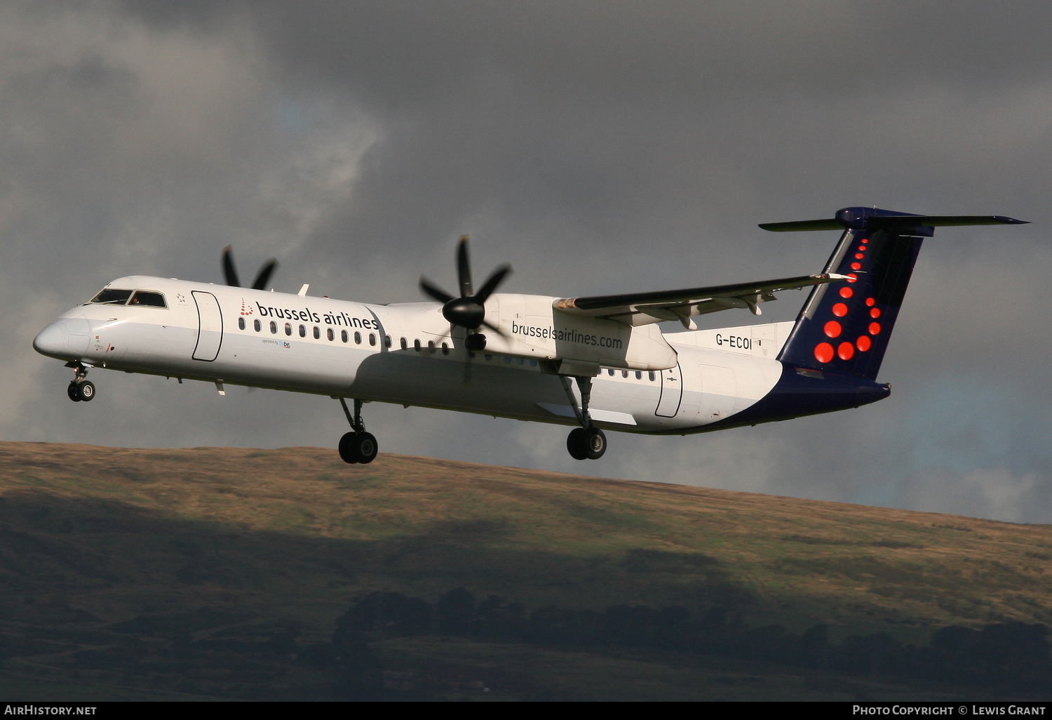 Aircraft Photo of G-ECOI | Bombardier DHC-8-402 Dash 8 | Brussels Airlines | AirHistory.net #111314