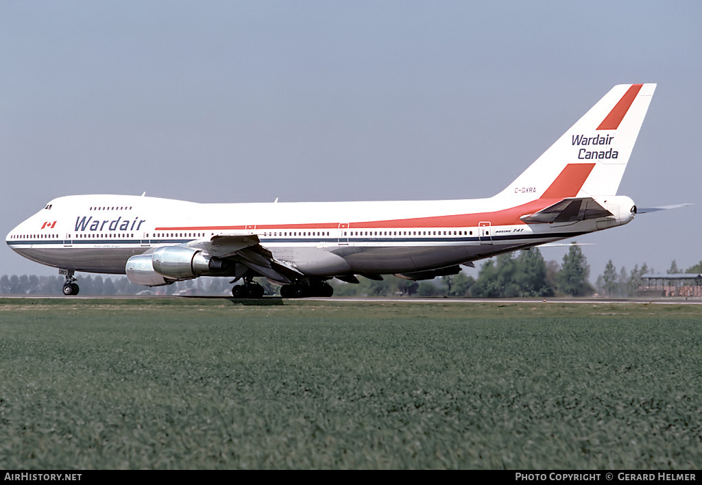 Aircraft Photo of C-GXRA | Boeing 747-211B | Wardair Canada | AirHistory.net #111315