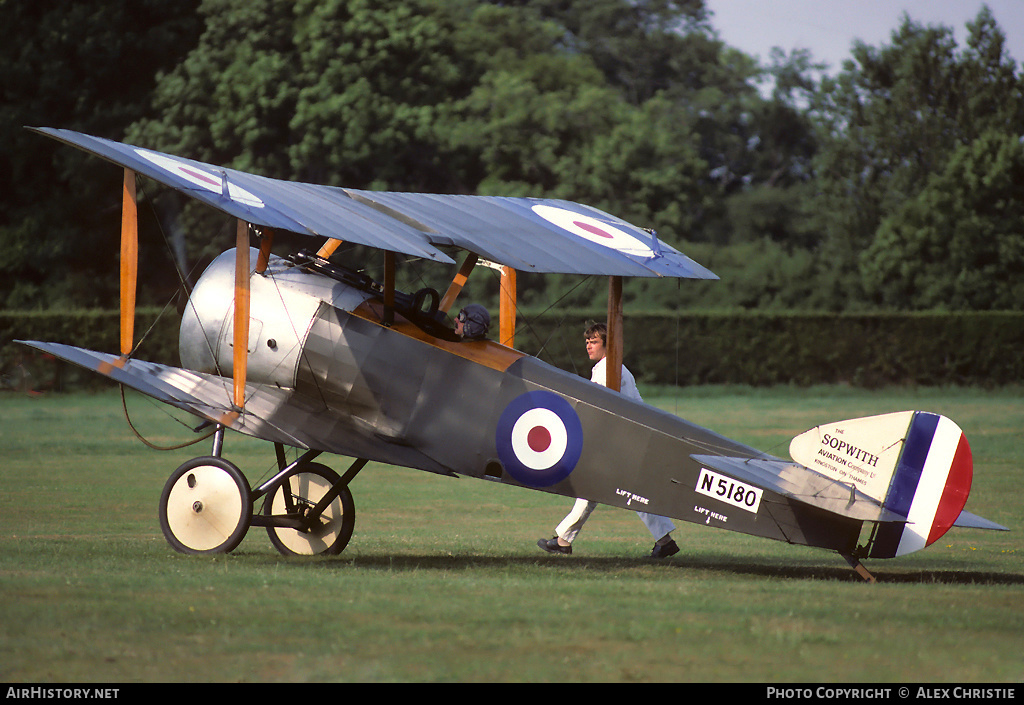 Aircraft Photo of G-EBKY / N5180 | Sopwith Pup | UK - Air Force | AirHistory.net #111340