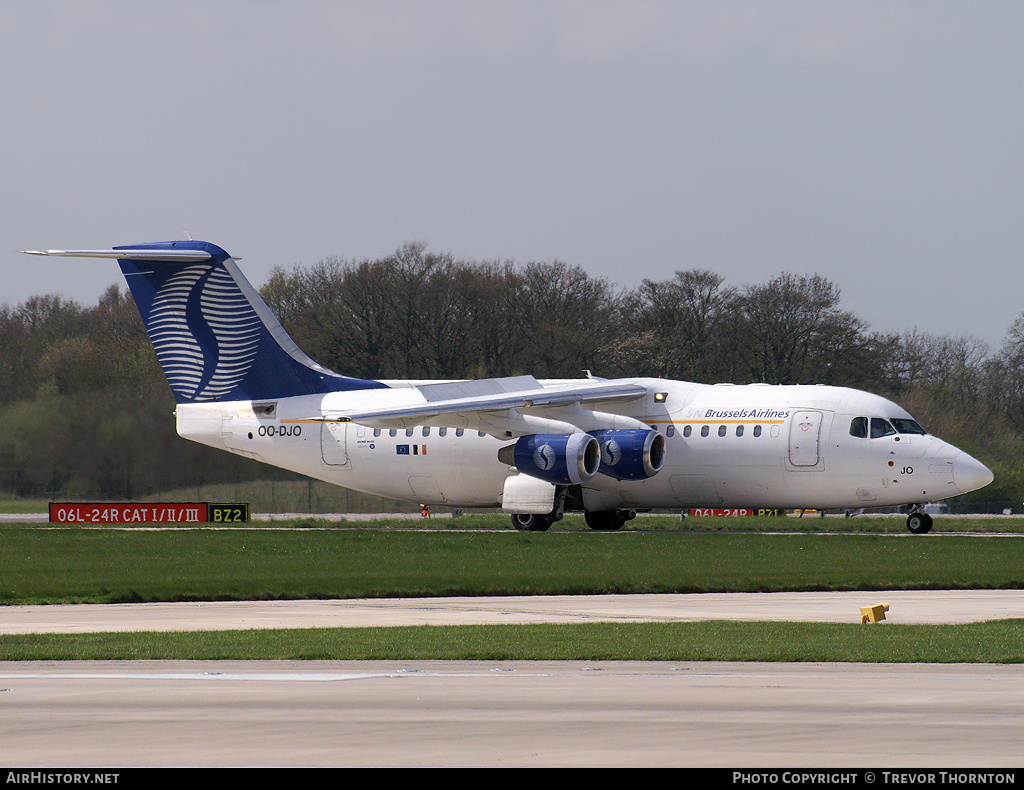 Aircraft Photo of OO-DJO | British Aerospace Avro 146-RJ85 | SN Brussels Airlines | AirHistory.net #111363