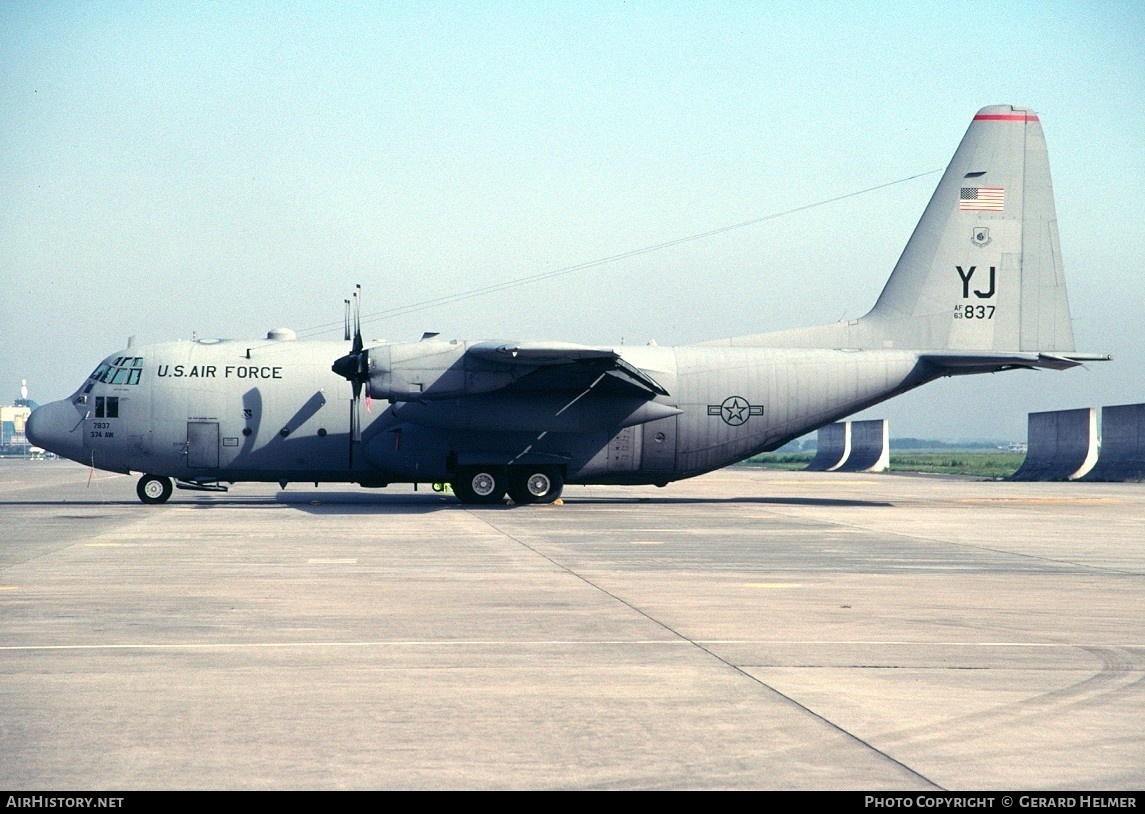 Aircraft Photo of 63-7837 / AF63-837 | Lockheed C-130E Hercules (L-382) | USA - Air Force | AirHistory.net #111366