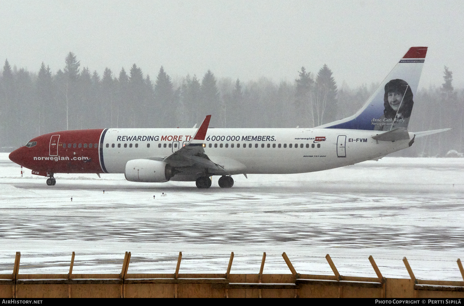 Aircraft Photo of EI-FVM | Boeing 737-800 | Norwegian | AirHistory.net #111374