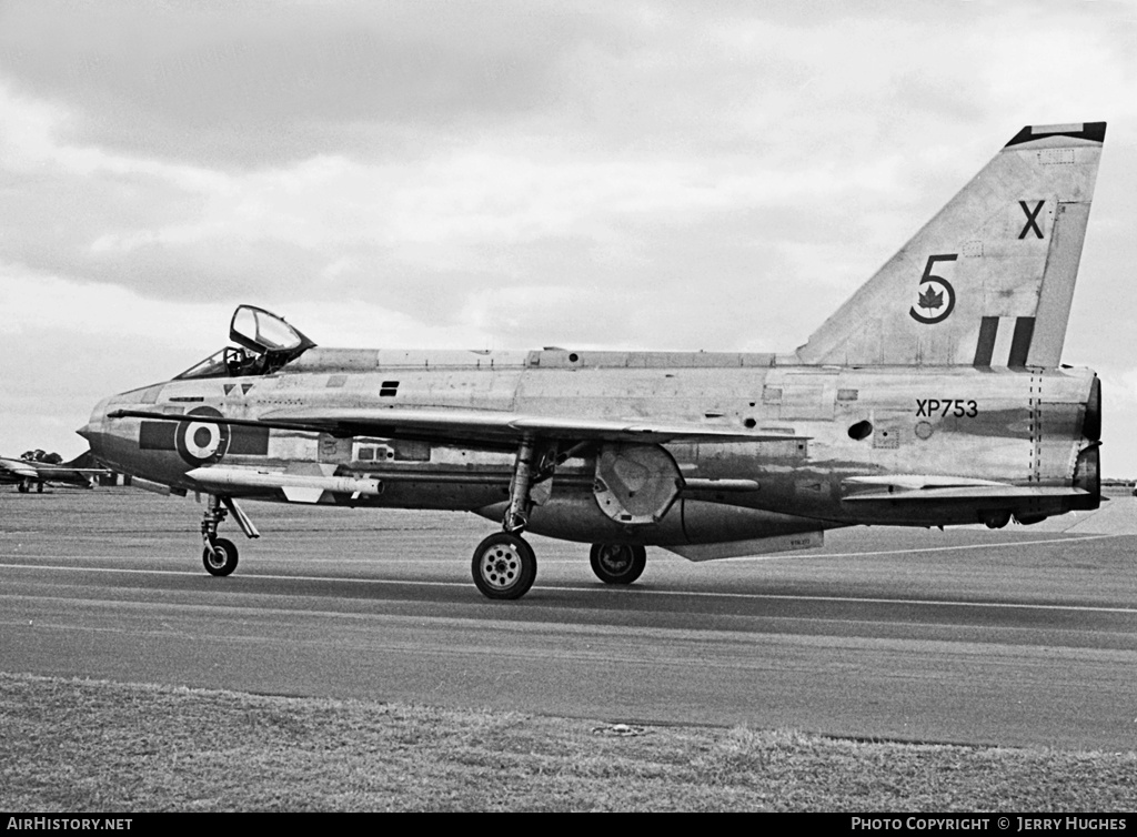 Aircraft Photo of XP753 | English Electric Lightning F3 | UK - Air Force | AirHistory.net #111399