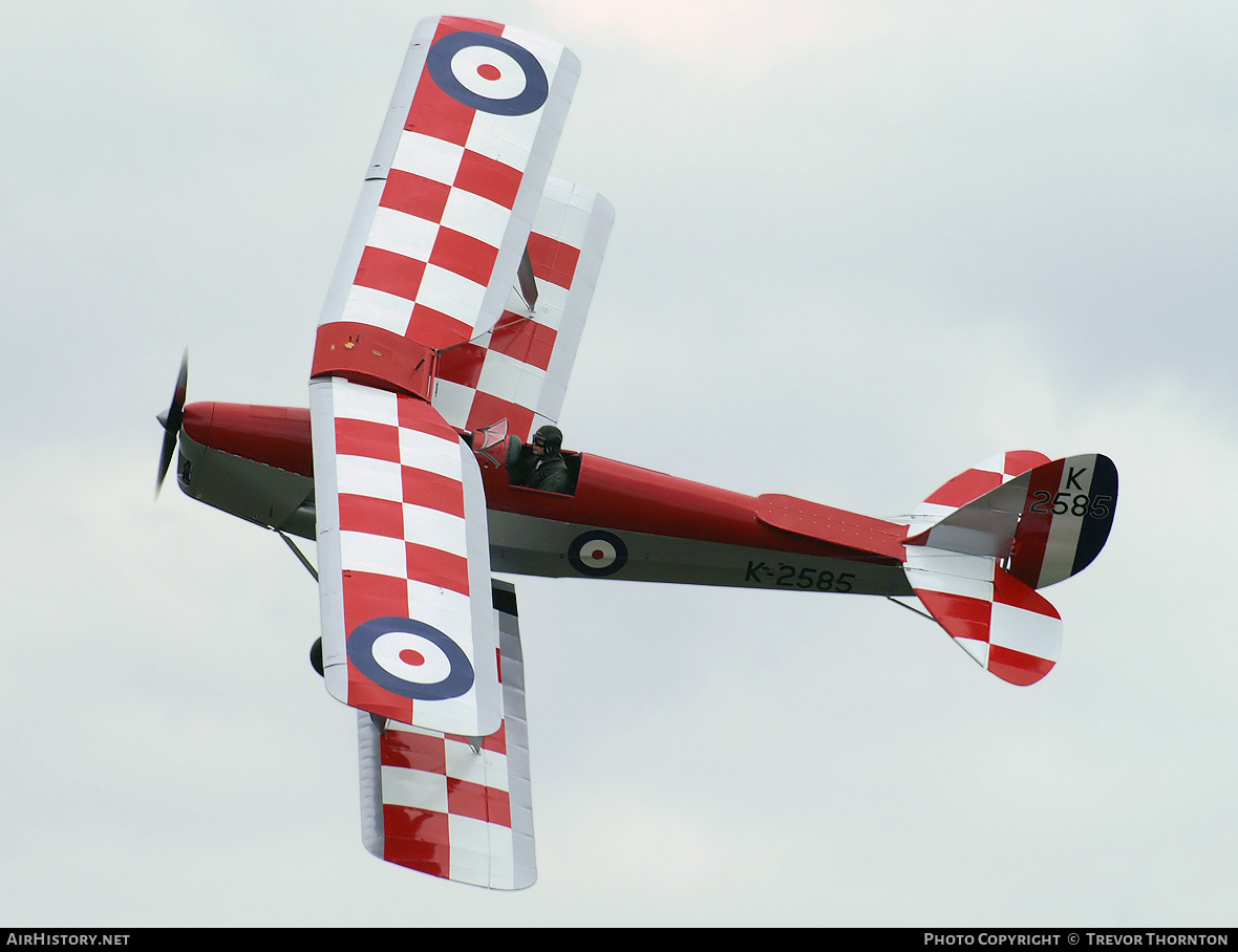 Aircraft Photo of G-ANKT / K-2585 | De Havilland D.H. 82A Tiger Moth II | UK - Air Force | AirHistory.net #111406