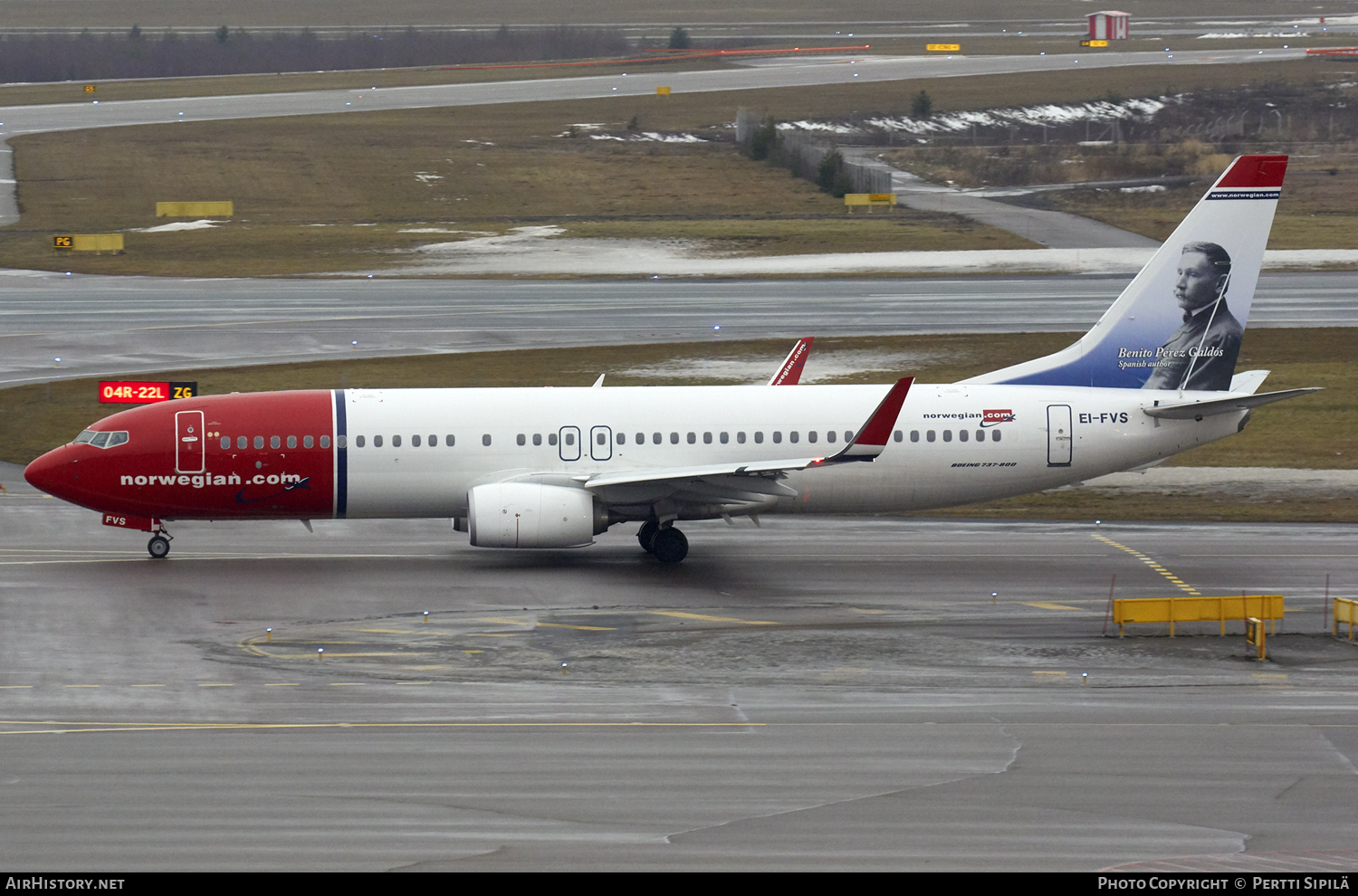 Aircraft Photo of EI-FVS | Boeing 737-800 | Norwegian | AirHistory.net #111409