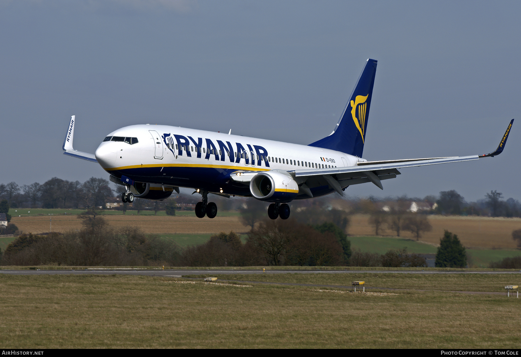 Aircraft Photo of EI-EKO | Boeing 737-8AS | Ryanair | AirHistory.net #111410