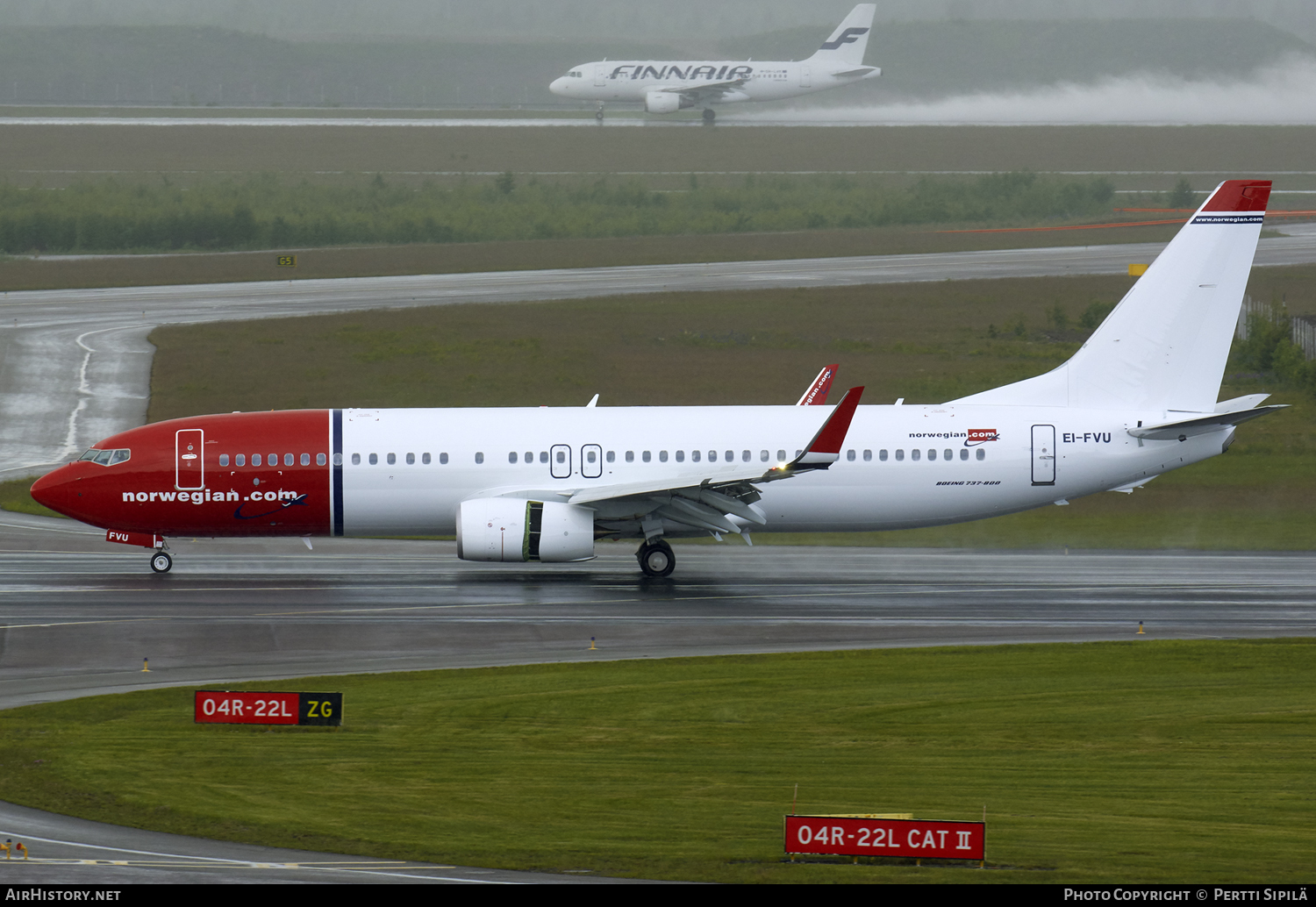 Aircraft Photo of EI-FVU | Boeing 737-800 | Norwegian | AirHistory.net #111413