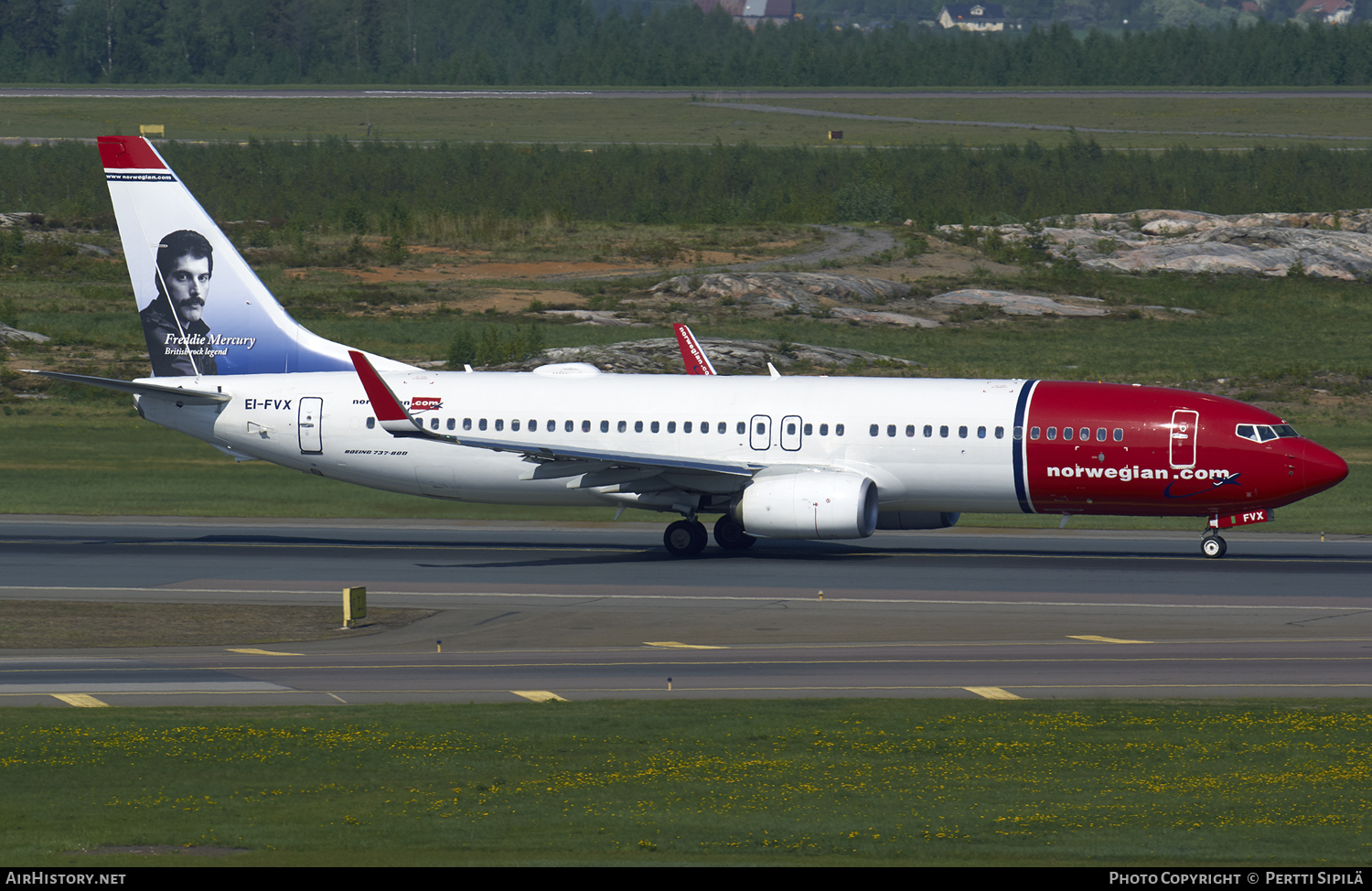 Aircraft Photo of EI-FVX | Boeing 737-800 | Norwegian | AirHistory.net #111420