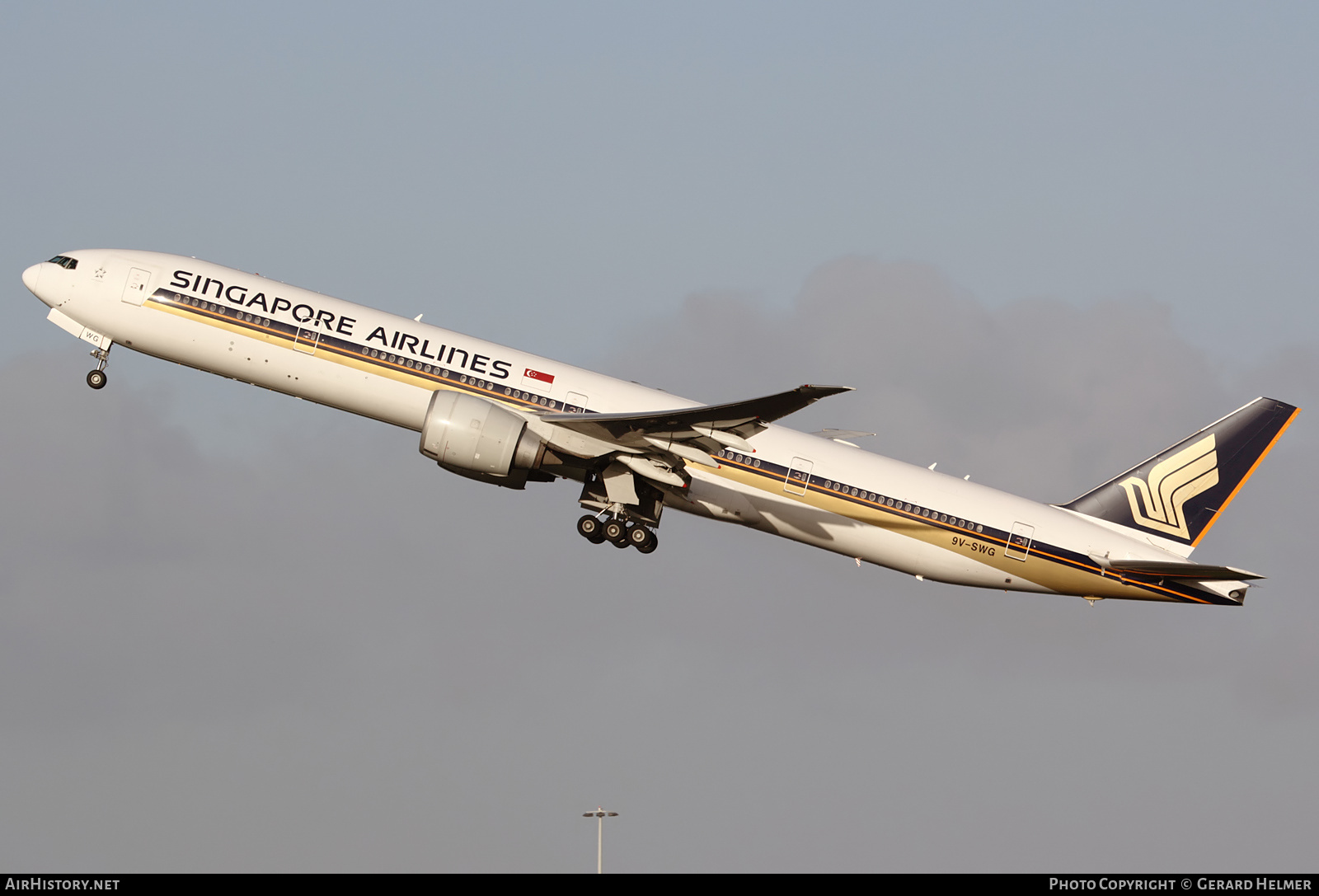 Aircraft Photo of 9V-SWG | Boeing 777-312/ER | Singapore Airlines | AirHistory.net #111423