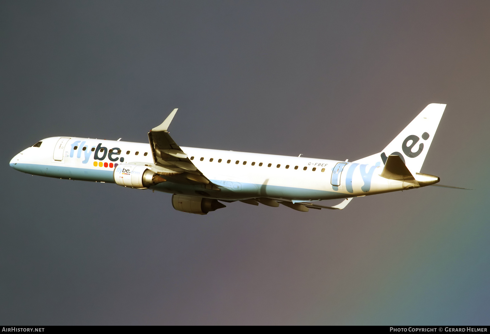 Aircraft Photo of G-FBEF | Embraer 195LR (ERJ-190-200LR) | Flybe | AirHistory.net #111429