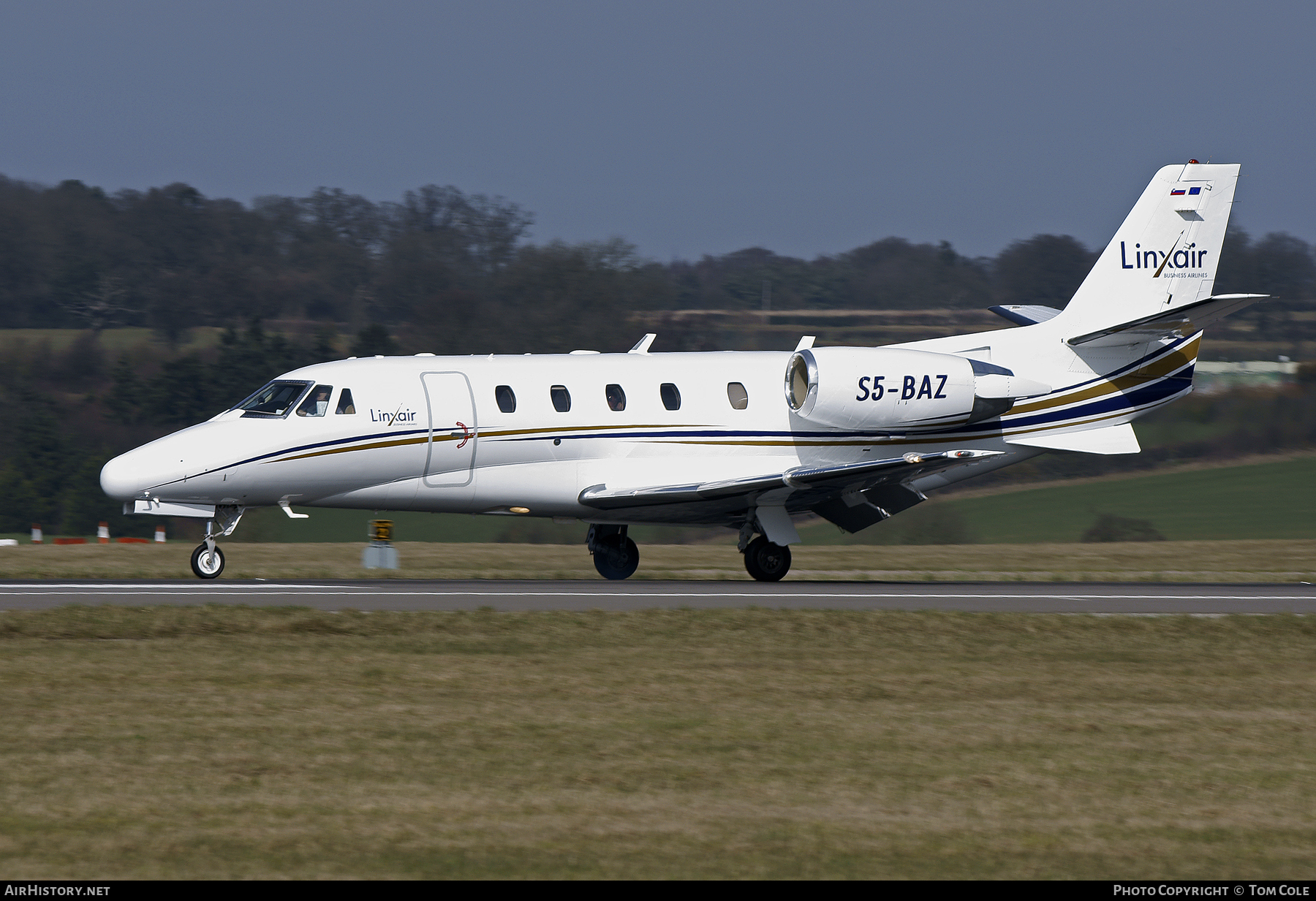 Aircraft Photo of S5-BAZ | Cessna 560XL Citation Excel | Linxair Business Airlines | AirHistory.net #111435