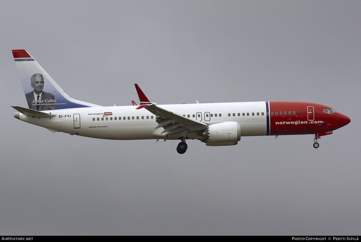 Aircraft Photo of EI-FYI | Boeing 737-8 Max 8 | Norwegian | AirHistory.net #111444