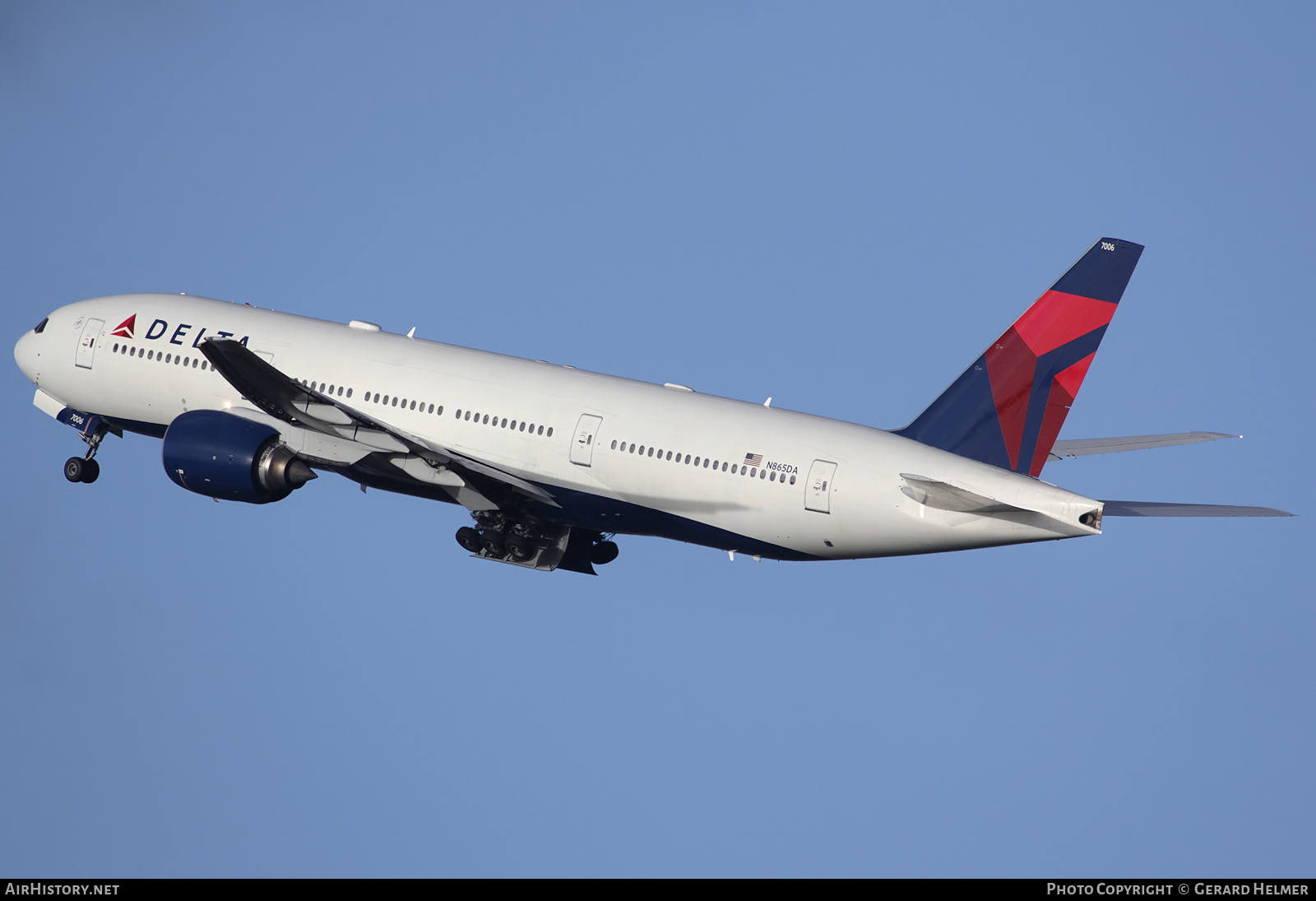 Aircraft Photo of N865DA | Boeing 777-232/ER | Delta Air Lines | AirHistory.net #111446