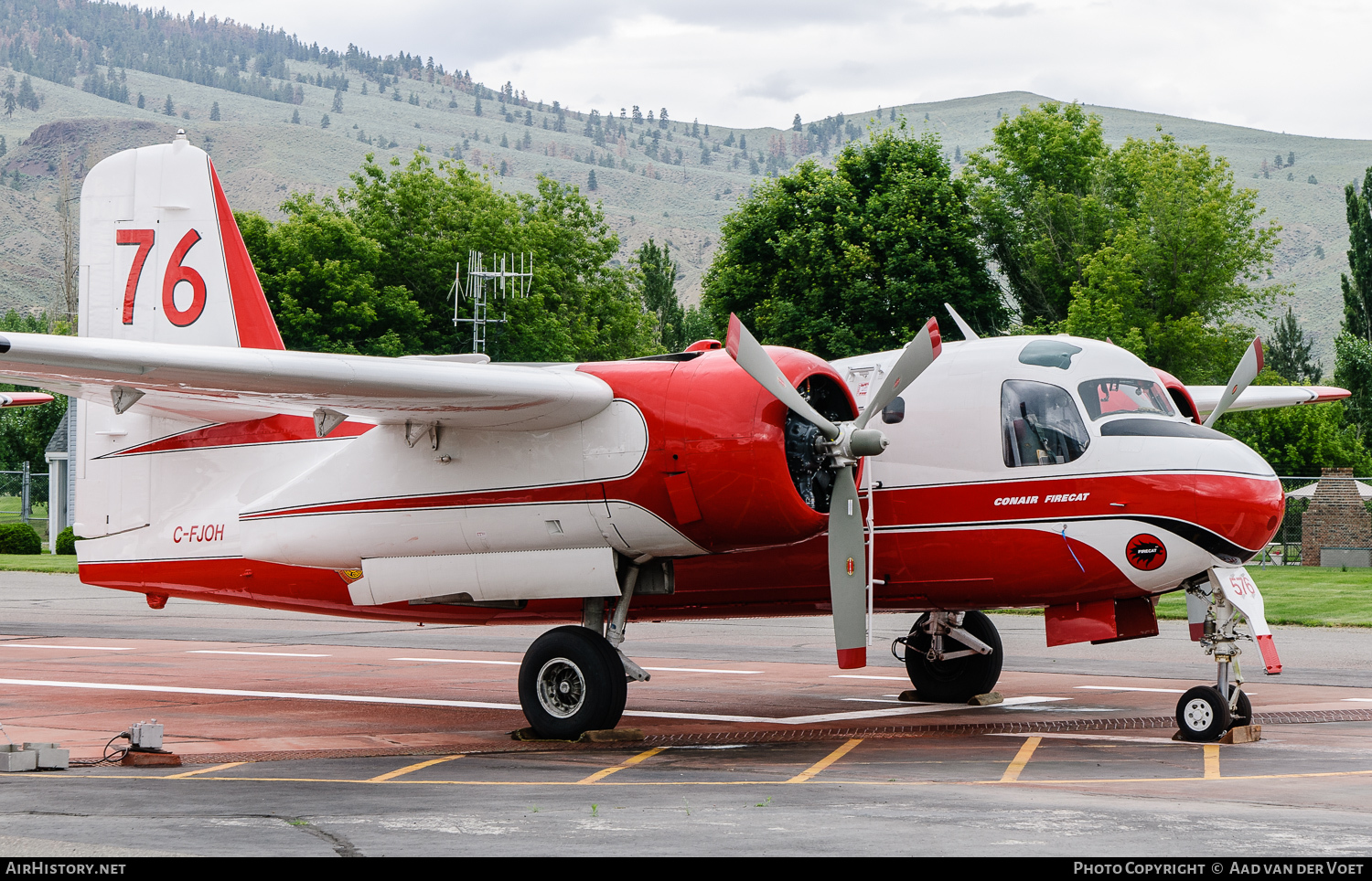 Aircraft Photo of C-FJOH | Conair S-2 Firecat | Conair Aviation | AirHistory.net #111447
