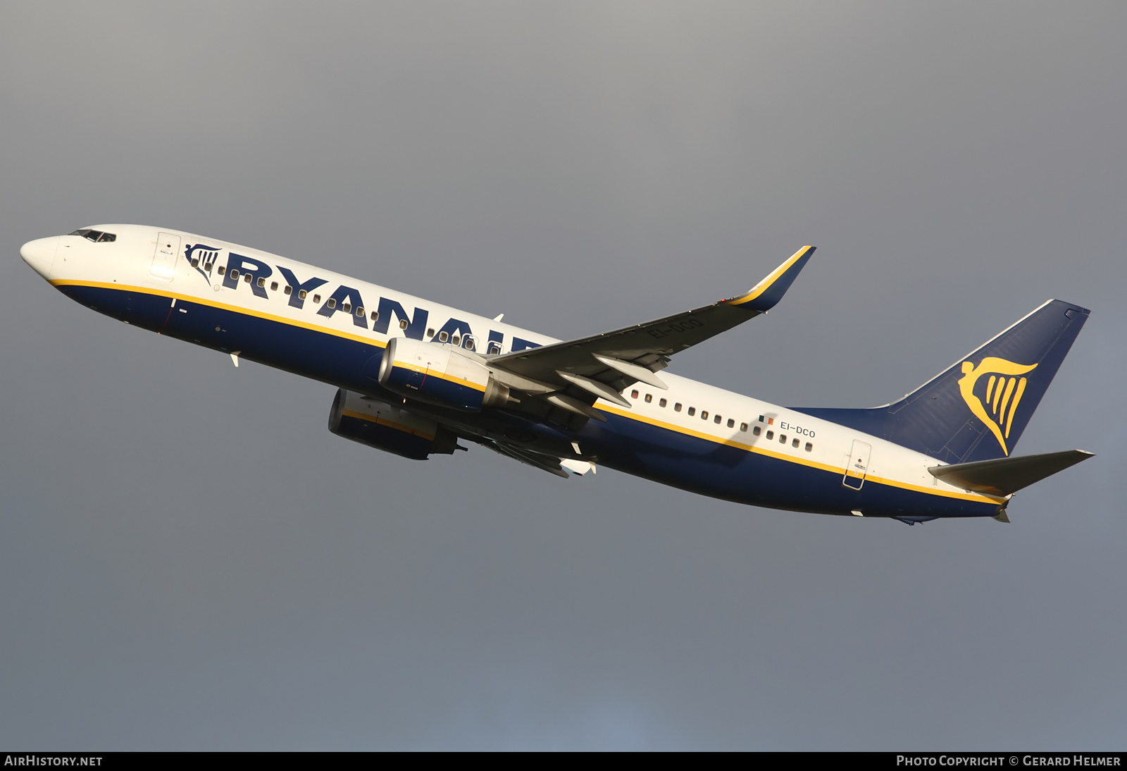 Aircraft Photo of EI-DCO | Boeing 737-8AS | Ryanair | AirHistory.net #111448