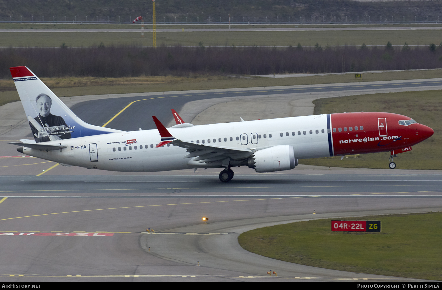 Aircraft Photo of EI-FYA | Boeing 737-8 Max 8 | Norwegian | AirHistory.net #111450