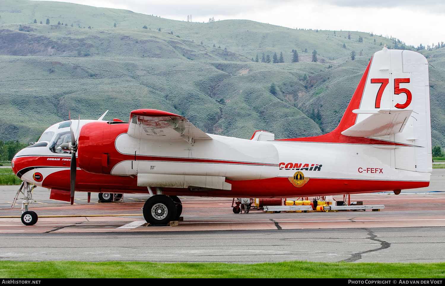 Aircraft Photo of C-FEFX | Conair S-2 Firecat | Conair Aviation | AirHistory.net #111459