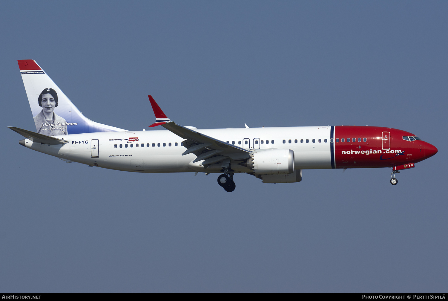 Aircraft Photo of EI-FYG | Boeing 737-8 Max 8 | Norwegian | AirHistory.net #111479