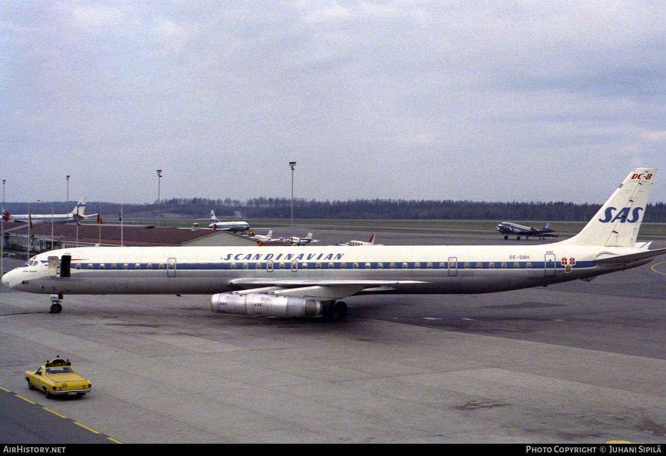 Aircraft Photo of SE-DBH | McDonnell Douglas DC-8-63 | Scandinavian Airlines - SAS | AirHistory.net #111483