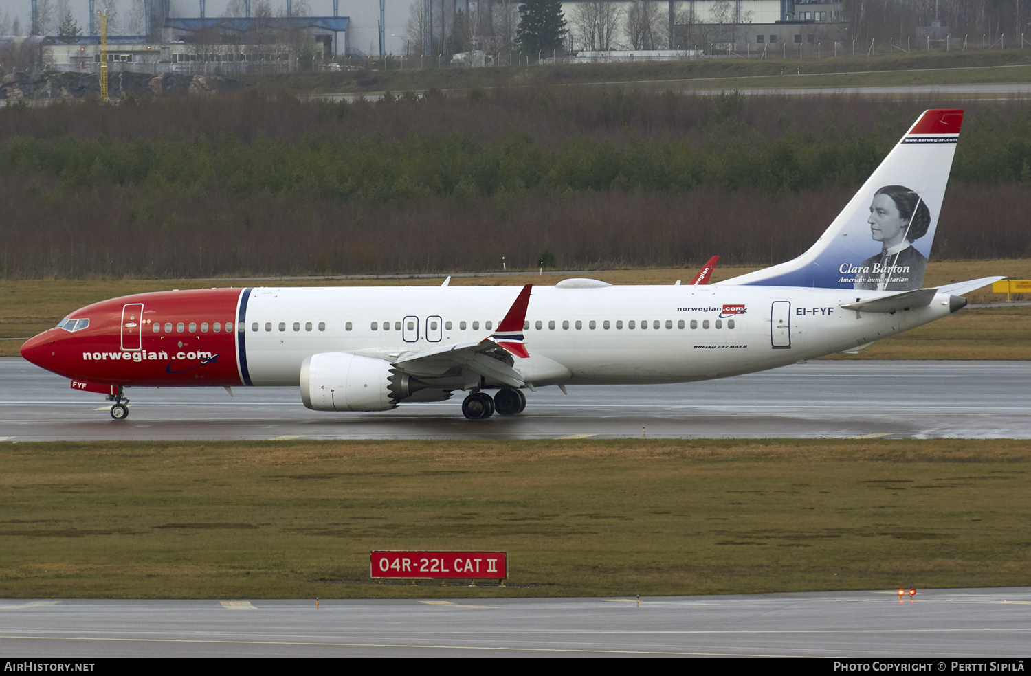 Aircraft Photo of EI-FYF | Boeing 737-8 Max 8 | Norwegian | AirHistory.net #111486