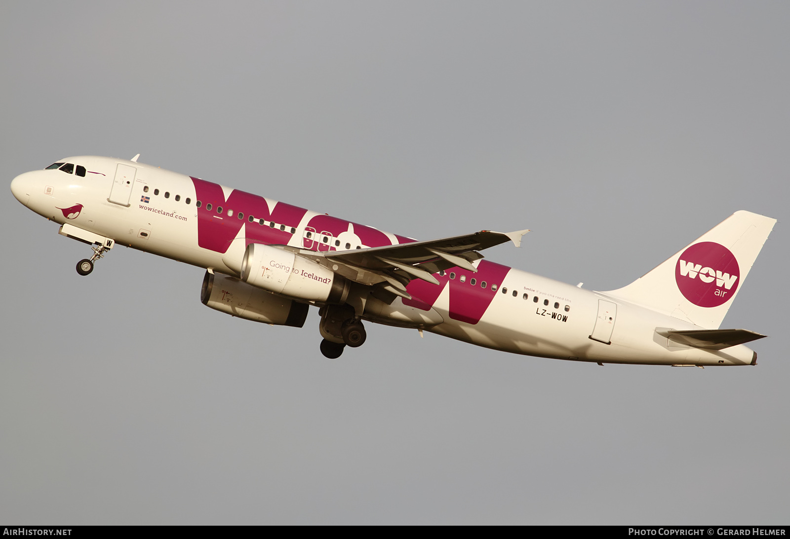 Aircraft Photo of LZ-WOW | Airbus A320-232 | WOW Air | AirHistory.net #111514