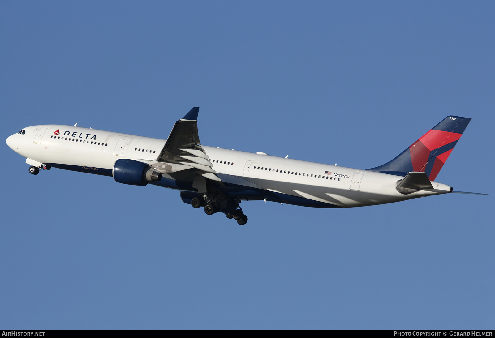 Aircraft Photo of N819NW | Airbus A330-323 | Delta Air Lines | AirHistory.net #111586