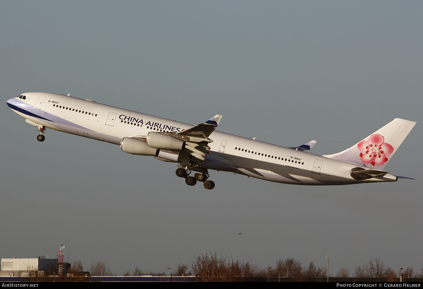 Aircraft Photo of B-18807 | Airbus A340-313X | China Airlines | AirHistory.net #111590