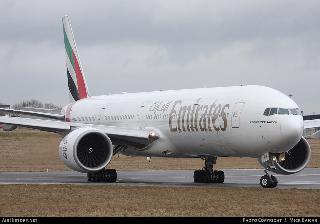 Aircraft Photo of A6-EBH | Boeing 777-31H/ER | Emirates | AirHistory.net #111597