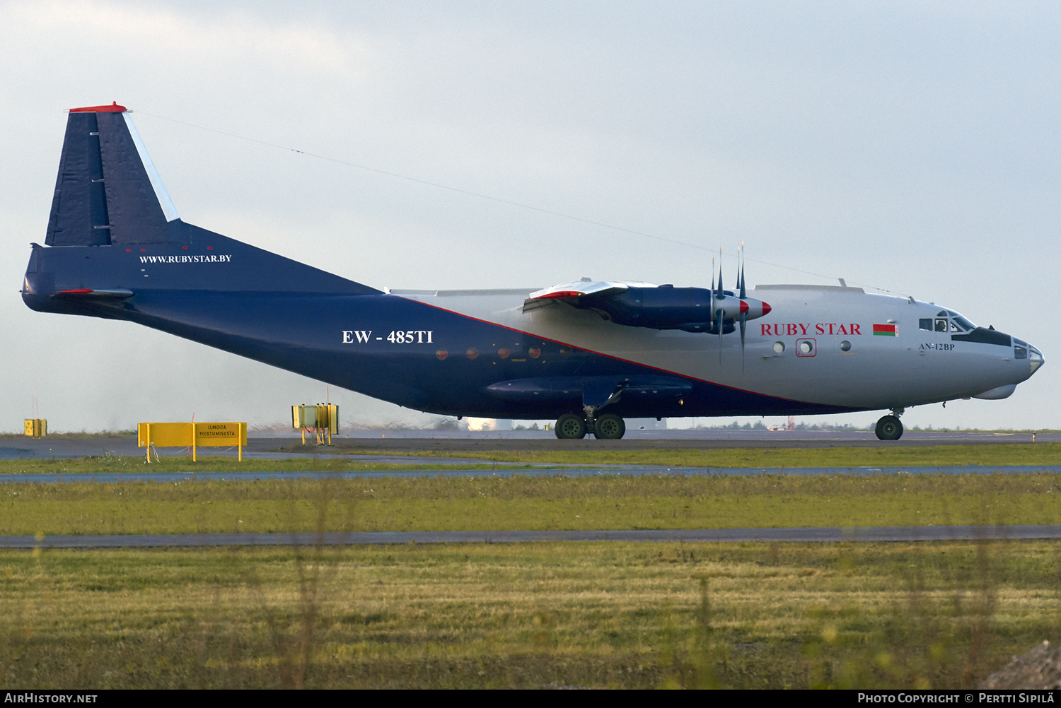 Aircraft Photo of EW-485TI | Antonov An-12B | Ruby Star Airways | AirHistory.net #111617