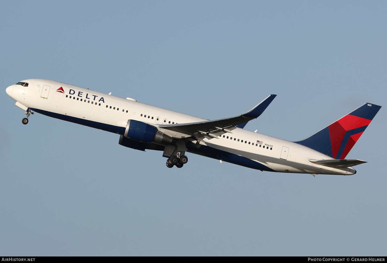 Aircraft Photo of N1605 | Boeing 767-332/ER | Delta Air Lines | AirHistory.net #111659