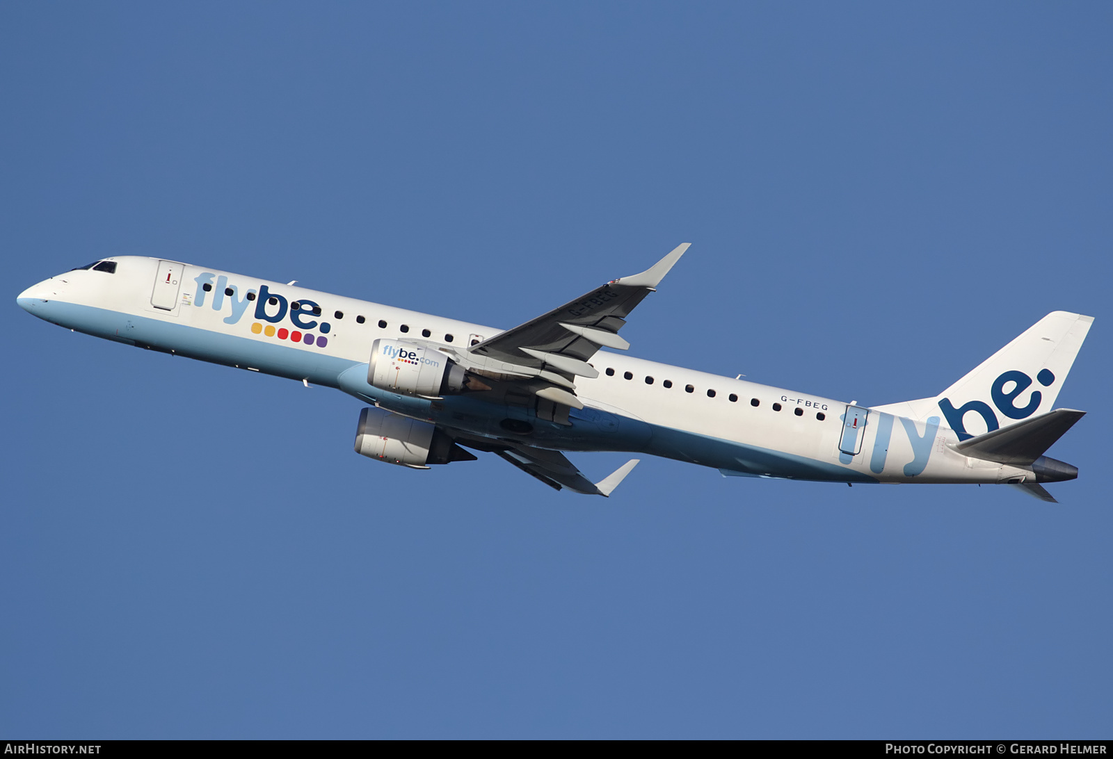 Aircraft Photo of G-FBEG | Embraer 195LR (ERJ-190-200LR) | Flybe | AirHistory.net #111674