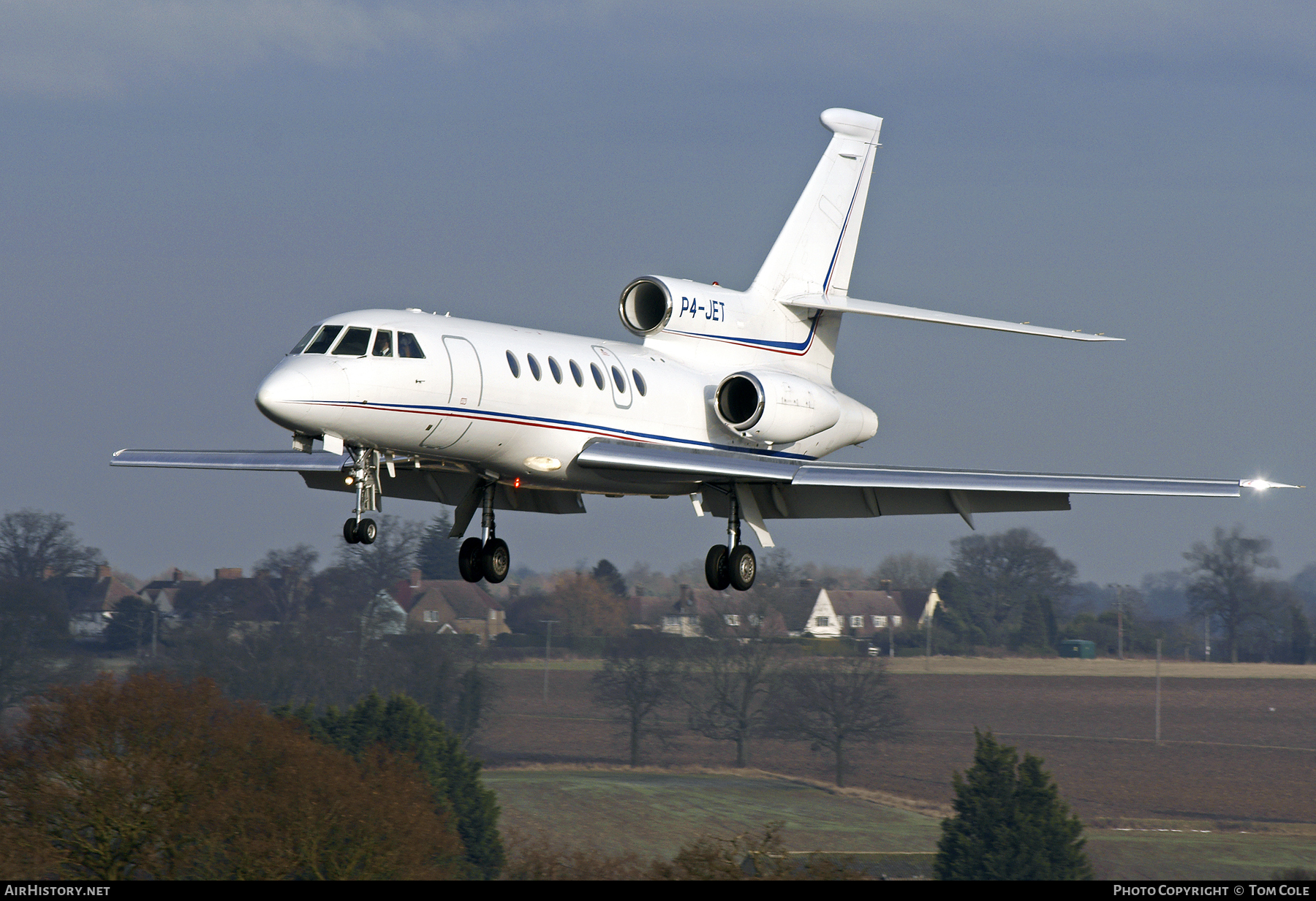 Aircraft Photo of P4-JET | Dassault Falcon 50EX | AirHistory.net #111710