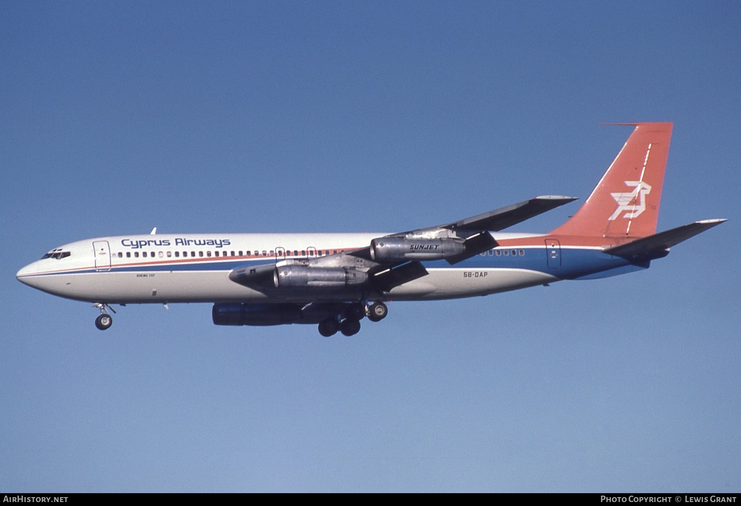 Aircraft Photo of 5B-DAP | Boeing 707-123(B) | Cyprus Airways | AirHistory.net #111728