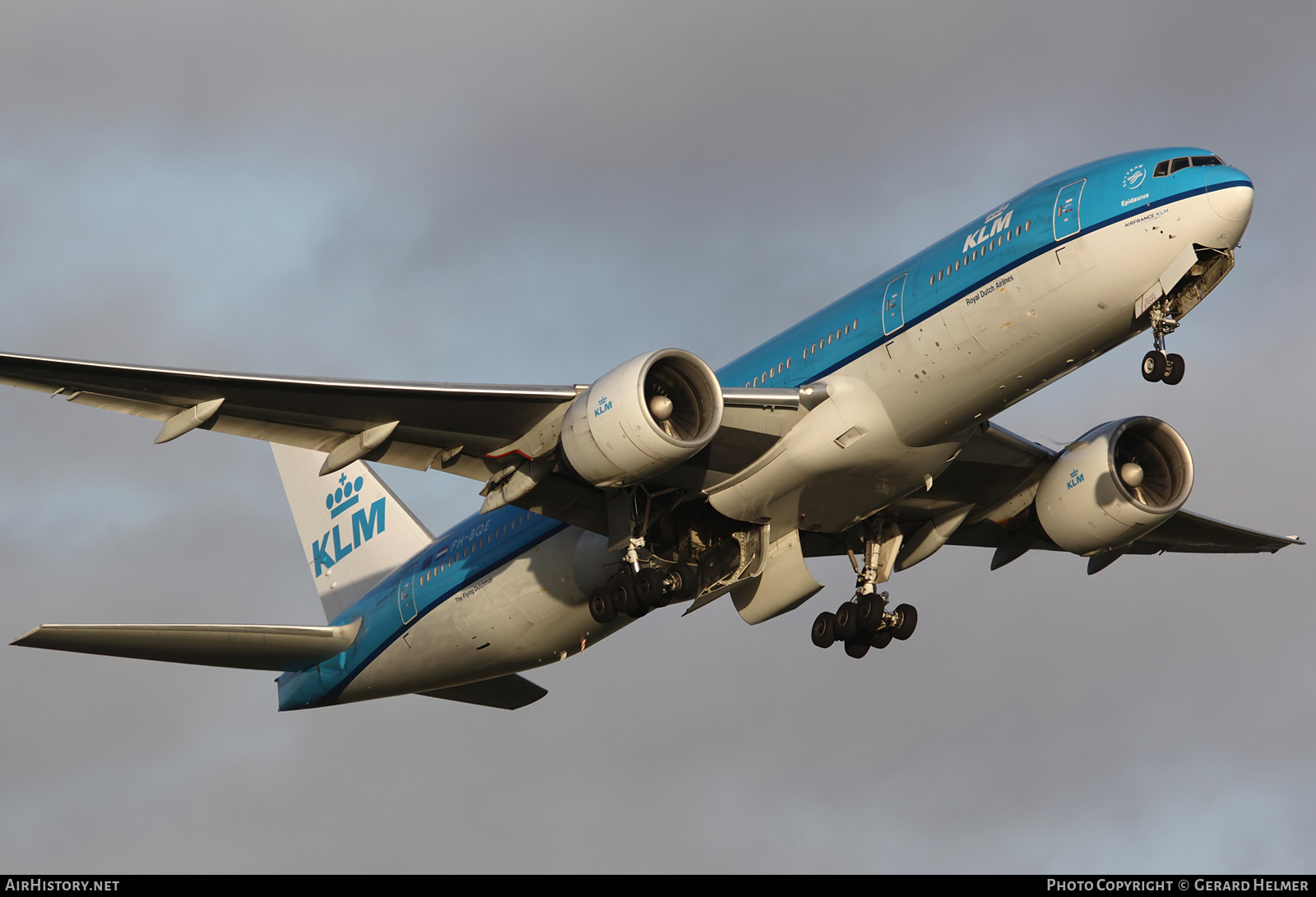 Aircraft Photo of PH-BQE | Boeing 777-206/ER | KLM - Royal Dutch Airlines | AirHistory.net #111732