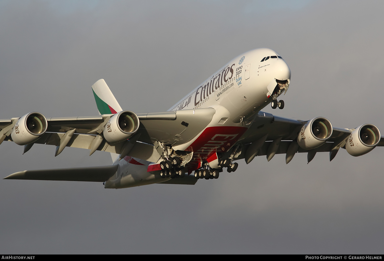 Aircraft Photo of A6-EOC | Airbus A380-861 | Emirates | AirHistory.net #111737