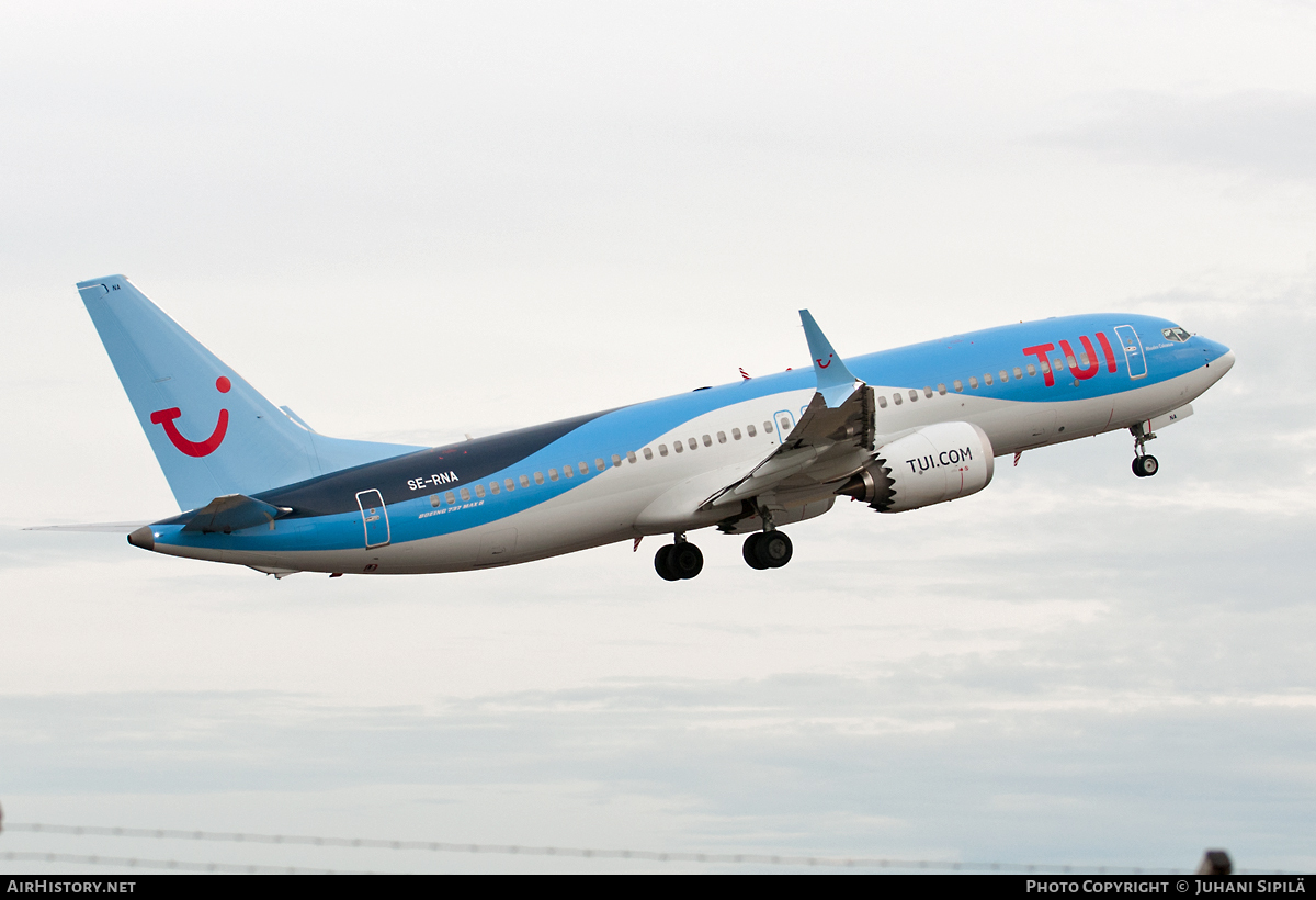 Aircraft Photo of SE-RNA | Boeing 737-8 Max 8 | TUIfly Nordic | AirHistory.net #111749