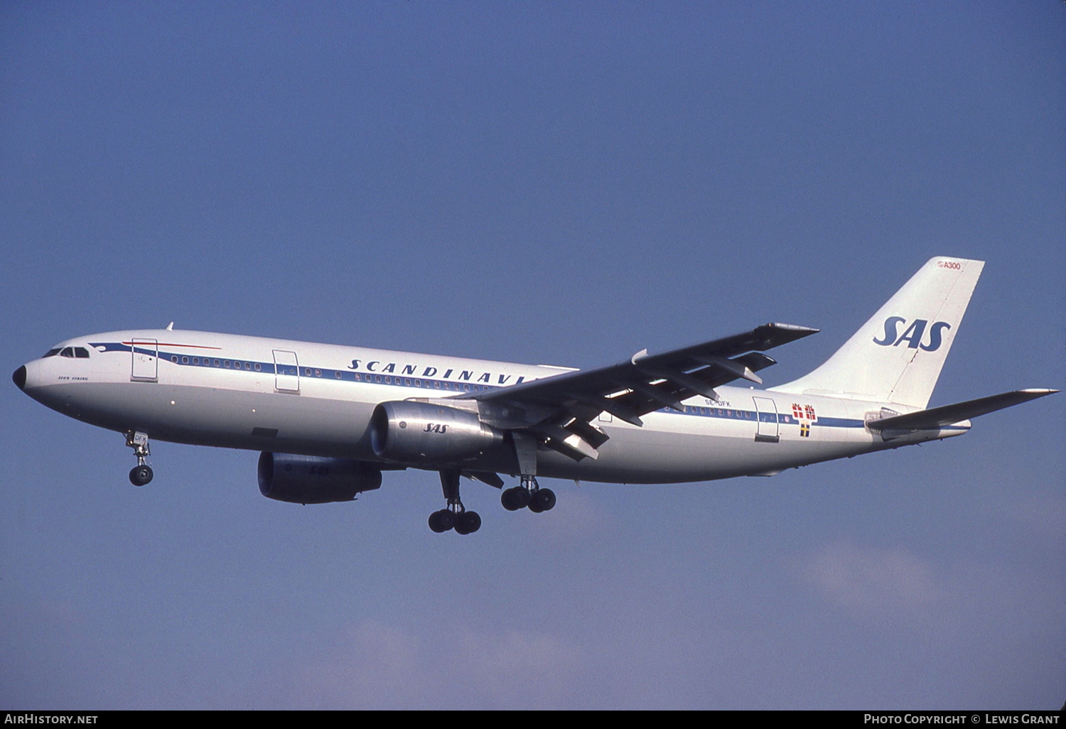 Aircraft Photo of SE-DFK | Airbus A300B2-320 | Scandinavian Airlines - SAS | AirHistory.net #111777