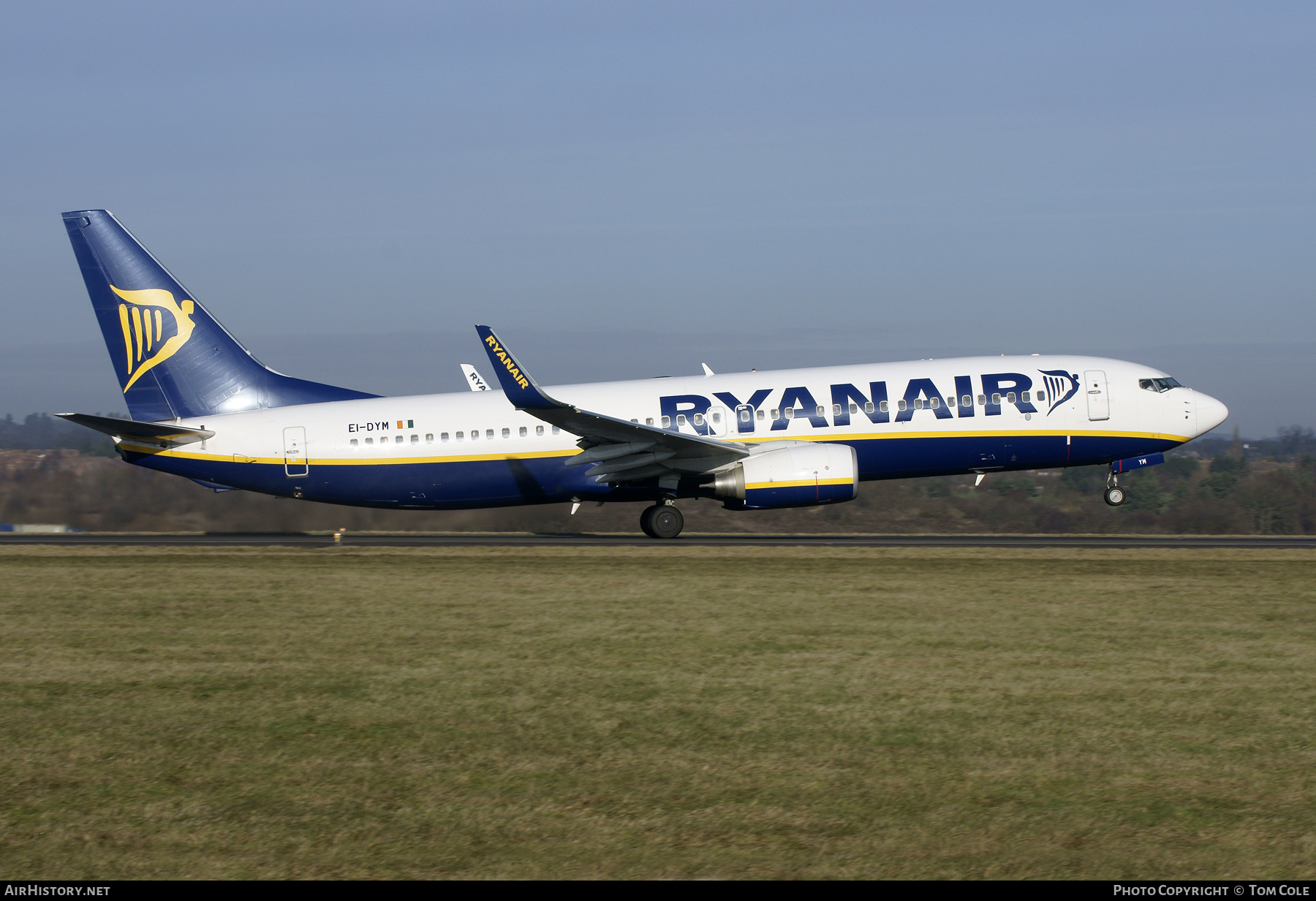Aircraft Photo of EI-DYM | Boeing 737-8AS | Ryanair | AirHistory.net #111802