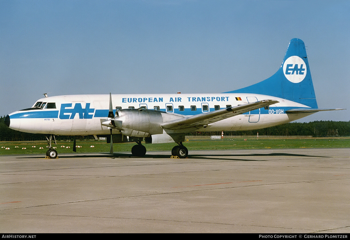 Aircraft Photo of OO-VGH | Convair 580 | European Air Transport - EAT | AirHistory.net #111822