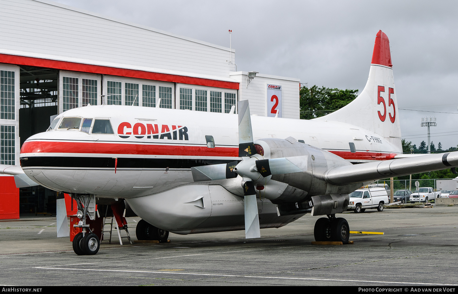 Aircraft Photo of C-FHKF | Convair 580/AT | Conair Aviation | AirHistory.net #111867