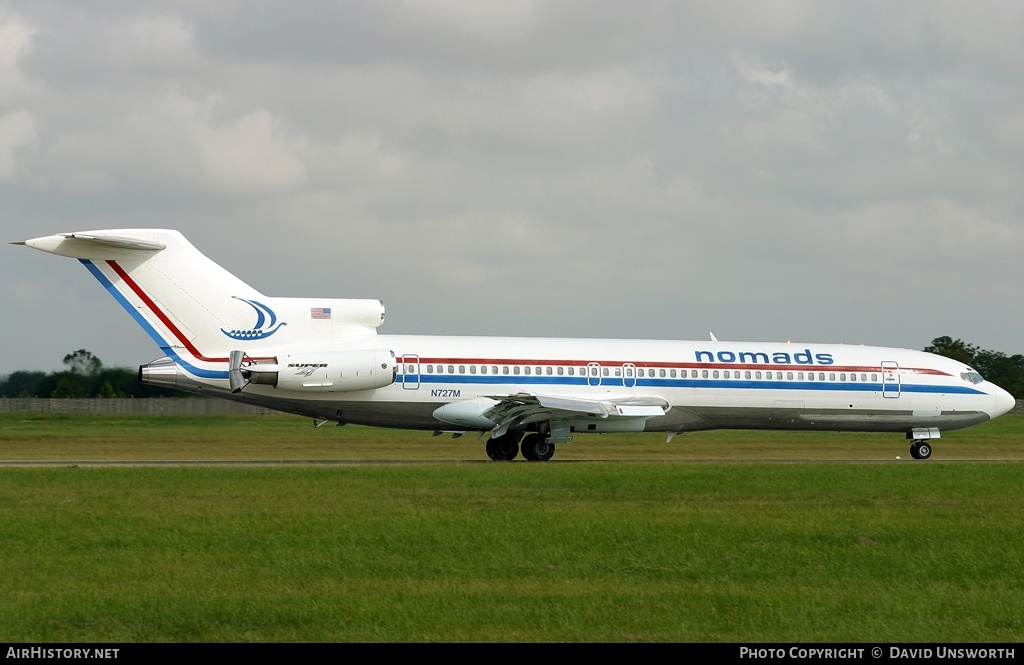 Aircraft Photo of N727M | Boeing 727-221/Adv(RE) Super 27 | Nomads Travel Club | AirHistory.net #111869
