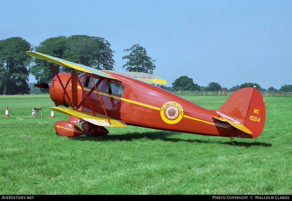 Aircraft Photo of N15214 / NC15214 | Waco UKC-S | The Sunflower Seed Co. | AirHistory.net #111885