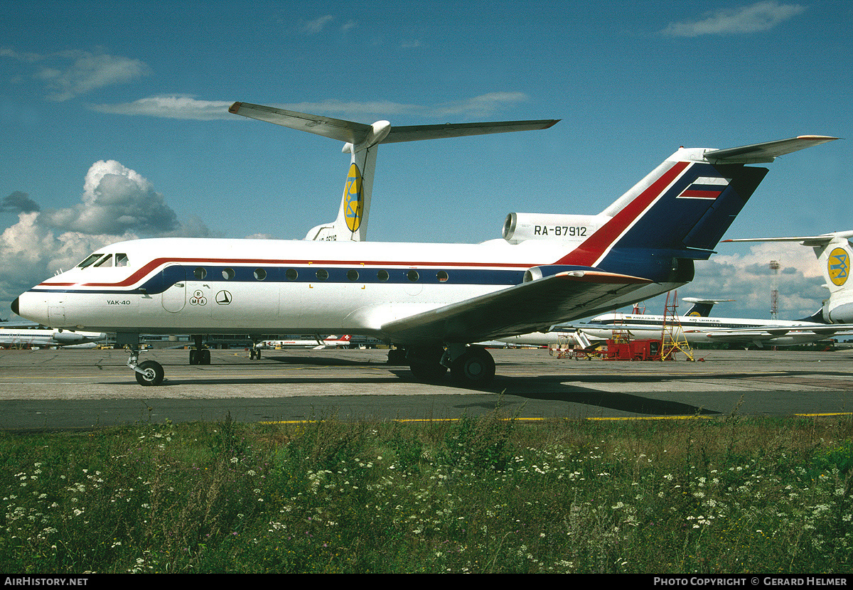 Aircraft Photo of RA-87912 | Yakovlev Yak-40K | MRA | AirHistory.net #111897