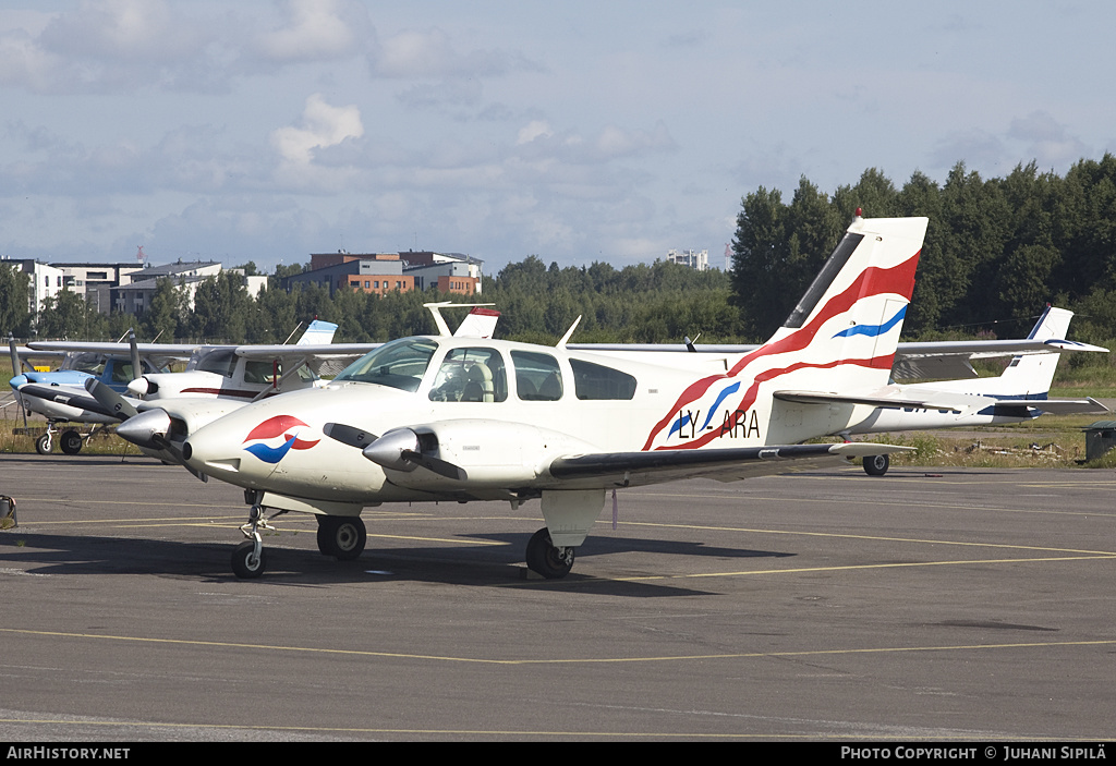 Aircraft Photo of LY-ARA | Beech B55 Baron (95-B55) | AirHistory.net #111911