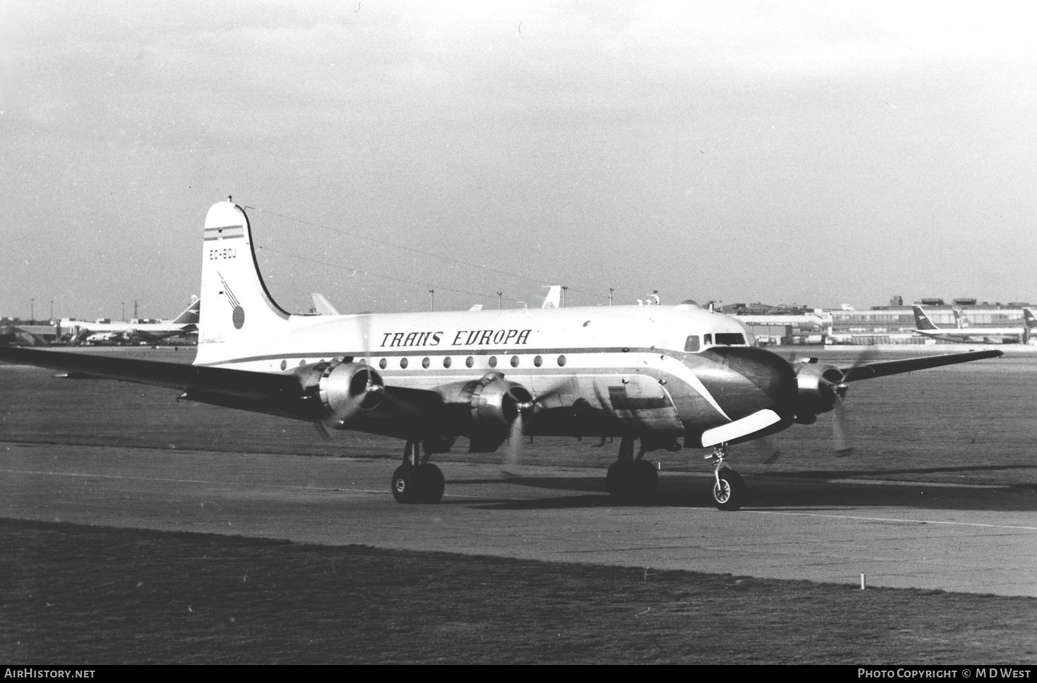 Aircraft Photo of EC-BCJ | Douglas DC-4-1009 | Trans Europa | AirHistory.net #111923