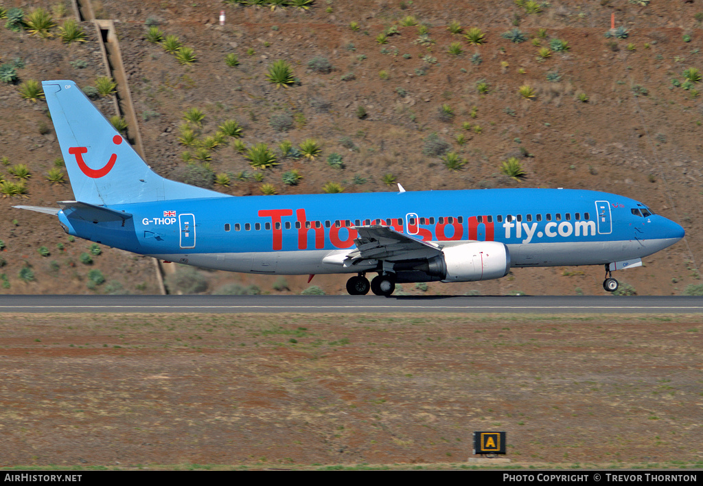 Aircraft Photo of G-THOP | Boeing 737-3U3 | Thomsonfly | AirHistory.net #111941