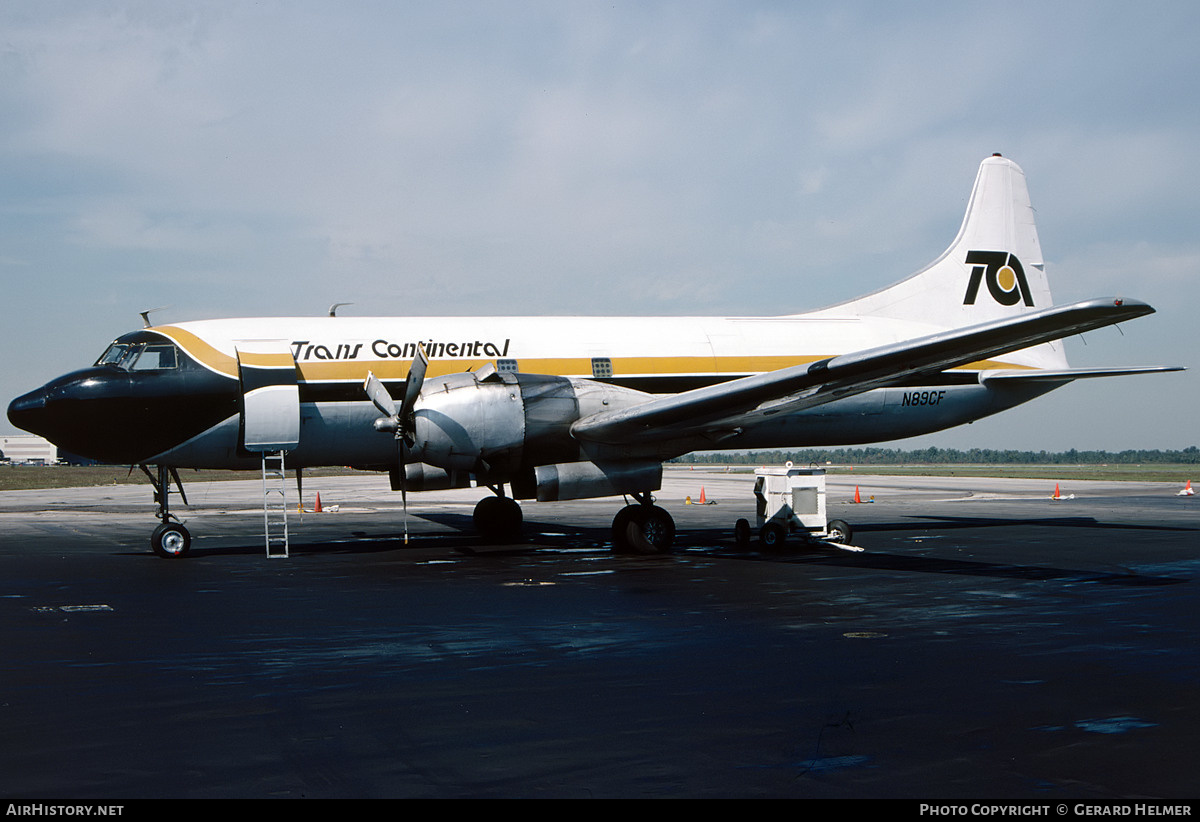 Aircraft Photo of N89CF | Convair 440-62 Metropolitan | Trans Continental Airlines | AirHistory.net #111949