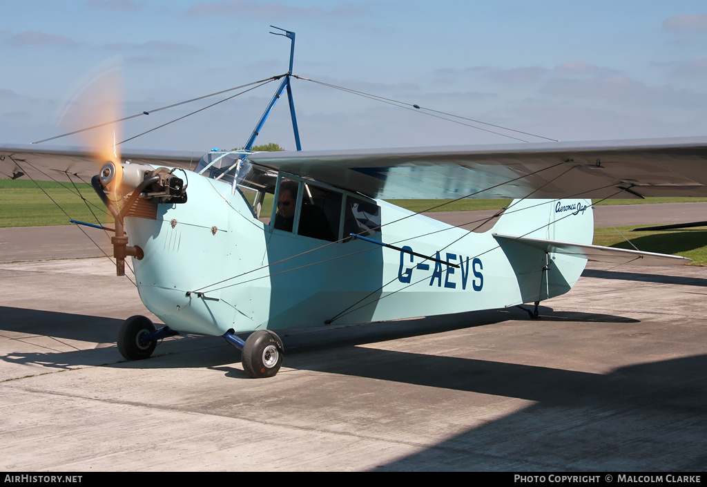 Aircraft Photo of G-AEVS | Aeronca 100 | AirHistory.net #111953