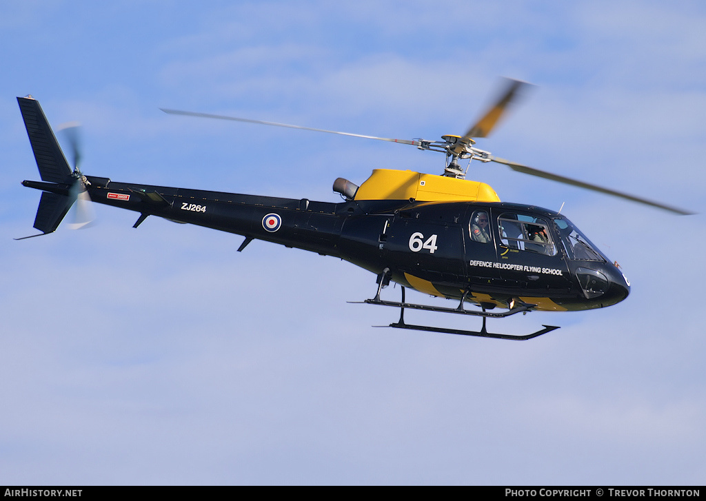 Aircraft Photo of ZJ264 | Eurocopter AS-350BB Squirrel HT1 | UK - Air Force | AirHistory.net #111992